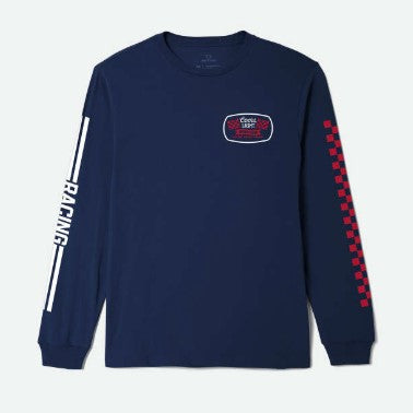 Brixton Mens Shirt Coors Light Pit Stop Long Sleeve