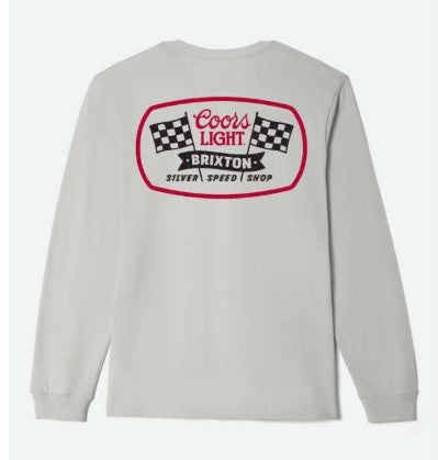 Brixton Mens Shirt Coors Light Pit Stop Long Sleeve