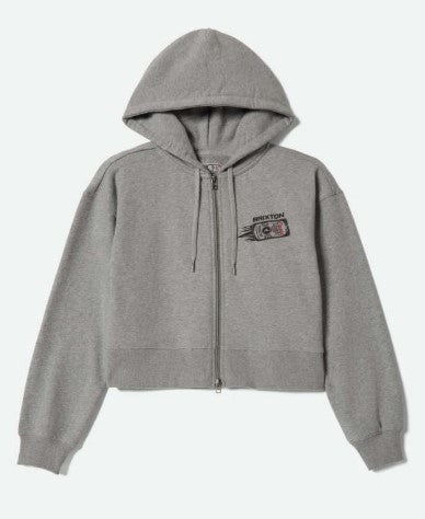 Brixton Womens Sweatshirt Coors Light Silver Speed Hood