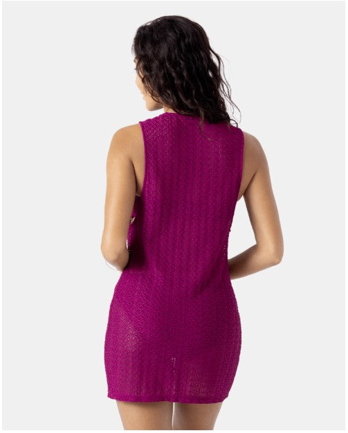 Roxy Womens Dress Crochet Cover Up