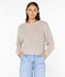Roxy Womens Sweater Around The Way Basket Stitch