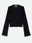 Brixton Womens Shirt Dolly Slim Knit Tee