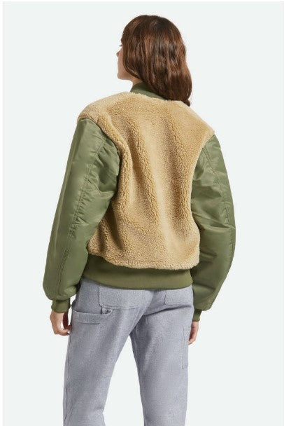 Brixton Womens Jacket Sherpa Surplus Bomber