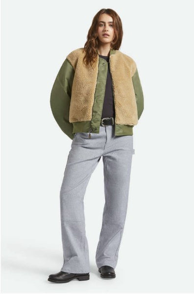 Brixton Womens Jacket Sherpa Surplus Bomber