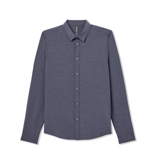 Vuori Mens Shirt Long Sleeve Bridge Button Down