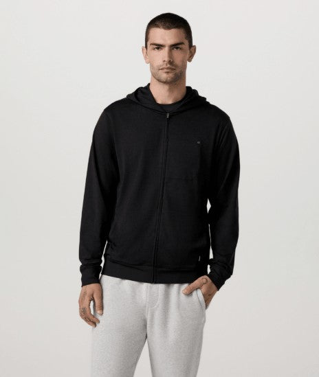 Vuori Mens Sweatshirt Ponto Full Zip Hoodie