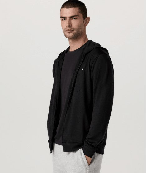 Vuori Mens Sweatshirt Ponto Full Zip Hoodie