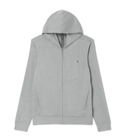 Vuori Mens Sweatshirt Ponto Full Zip Hoodie