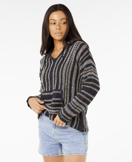 Rip Curl Womens Sweater Revival Knit Poncho