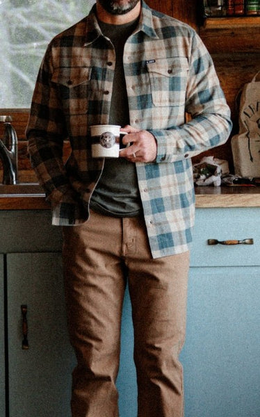 Jetty Mens Shirt Breaker Flannel