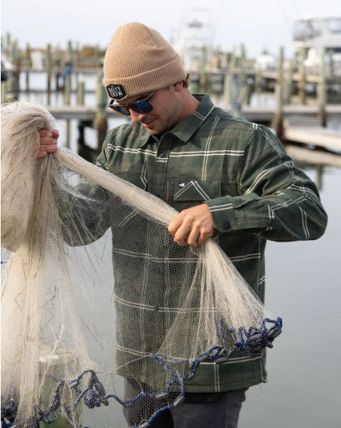 Salty Crew Mens Shirt Fathom Tech Shacket