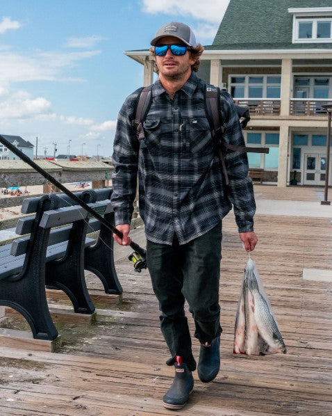 Salty Crew Mens Shirt Fathom Tech Flannel