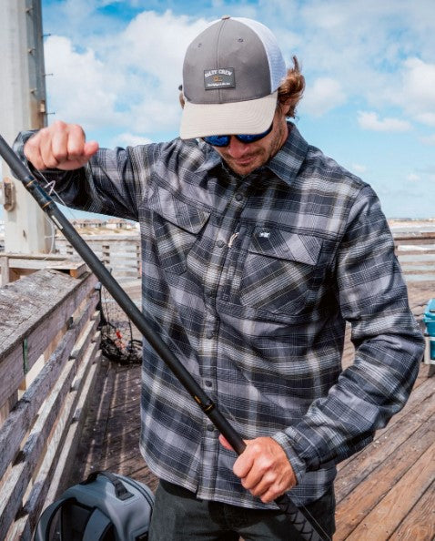 Salty Crew Mens Shirt Fathom Tech Flannel