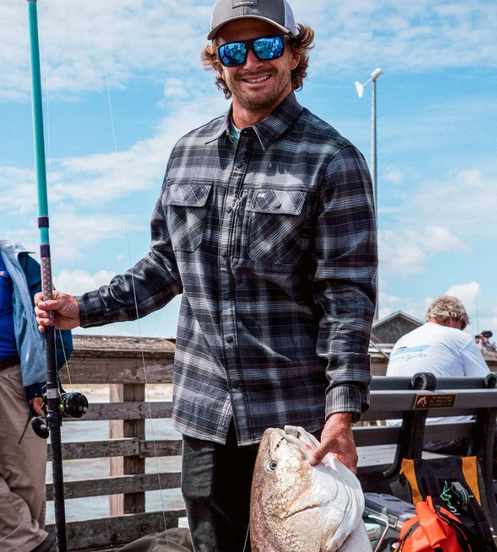 Salty Crew Mens Shirt Fathom Tech Flannel