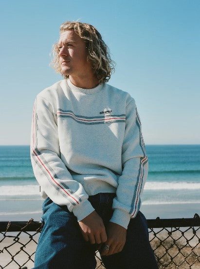 Rusty Mens Sweatshirt Walkman Crew Fleece