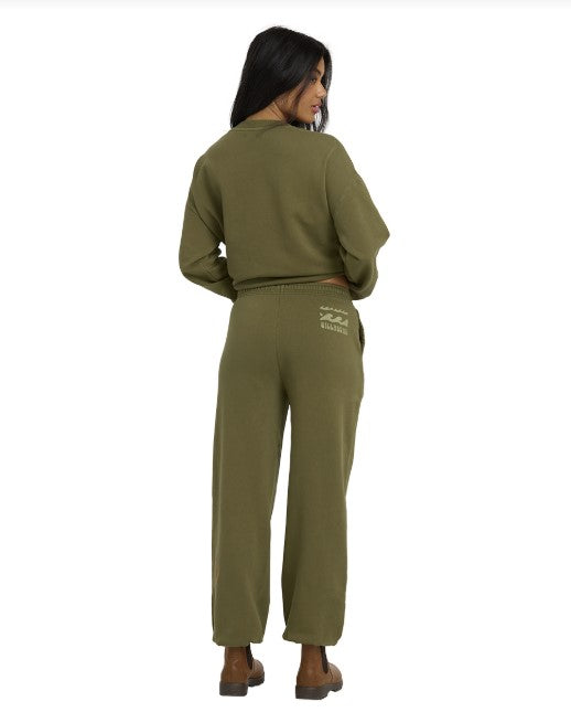 Billabong Womens Pants Sightseer Wave Fleece Jogger