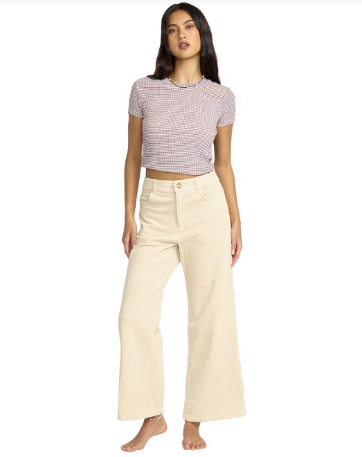 Billabong Womens Pants Free Fall High-Waist Cord