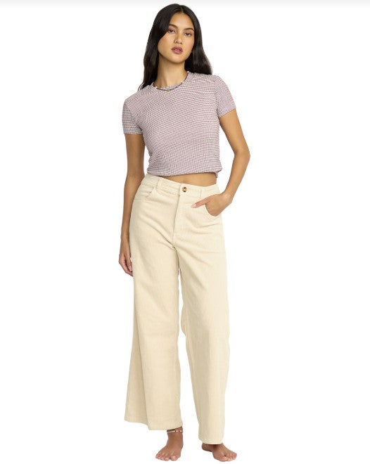 Billabong Womens Pants Free Fall High-Waist Cord