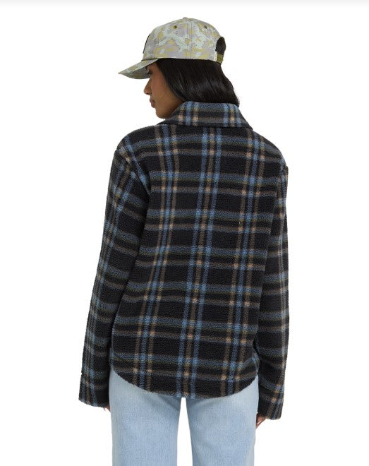 Billabong Womens Jacket Breezy Fleece Shacket