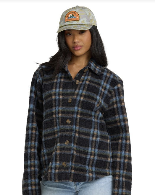 Billabong Womens Jacket Breezy Fleece Shacket