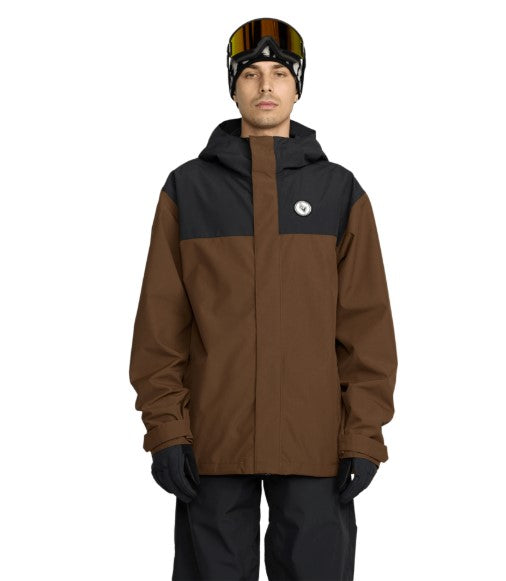 Volcom Mens Snow Jacket Buckthreeeighty