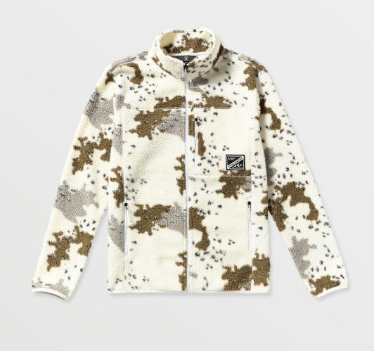 Volcom Mens Snow Layers Nelson Sherpa Full Zip