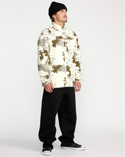 Volcom Mens Snow Layers Nelson Sherpa Full Zip