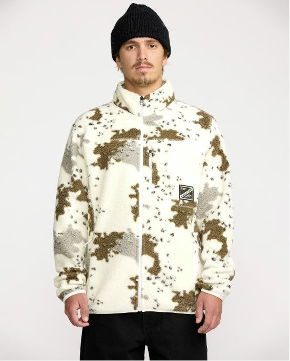 Volcom Mens Snow Layers Nelson Sherpa Full Zip