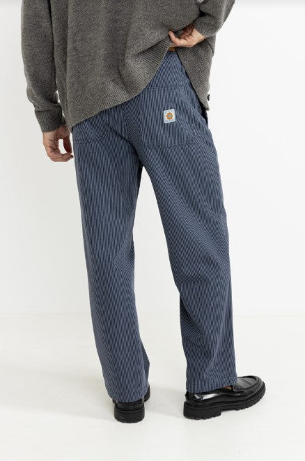 Rhythm Mens Pants Hickory Stripe Work Pant