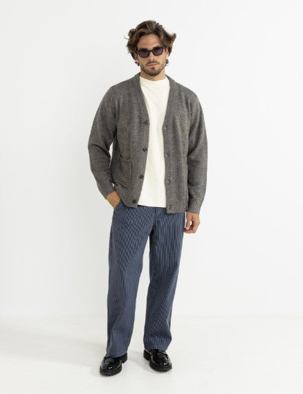 Rhythm Mens Pants Hickory Stripe Work Pant