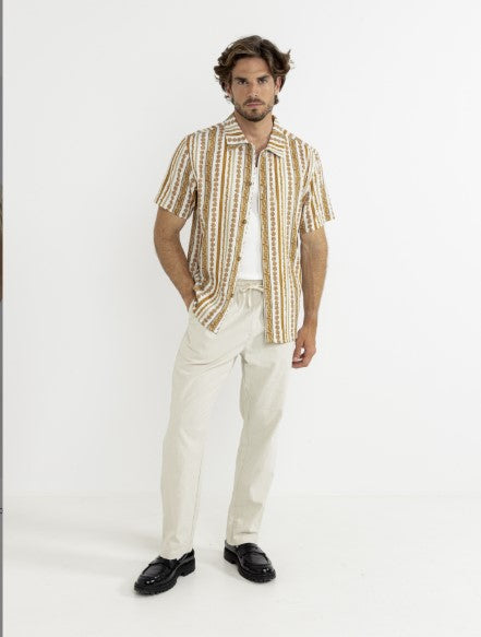 Rhythm Mens Woven Paisley Stripe