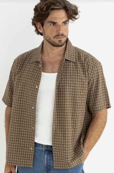 Rhythm Mens Woven Colby Check