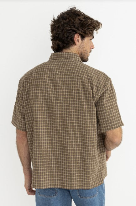 Rhythm Mens Woven Colby Check