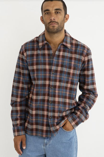 Rhythm Mens Shirt Kern Flannel