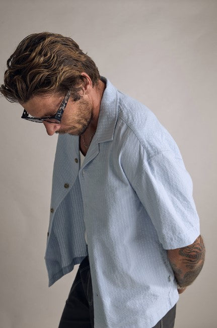 Rhythm Mens Woven Relaxed Stripe