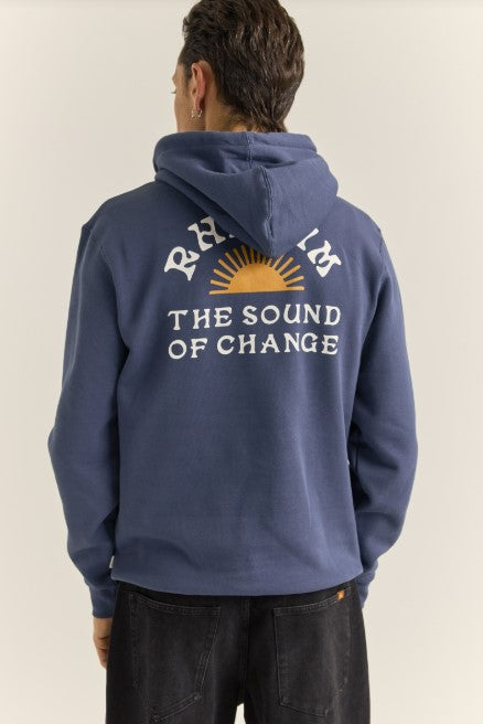 Rhythm Mens Sweatshirt Awake Fleece Hood