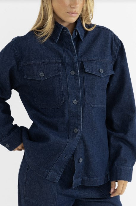 Rhythm Womens Jacket Kendrick Denim