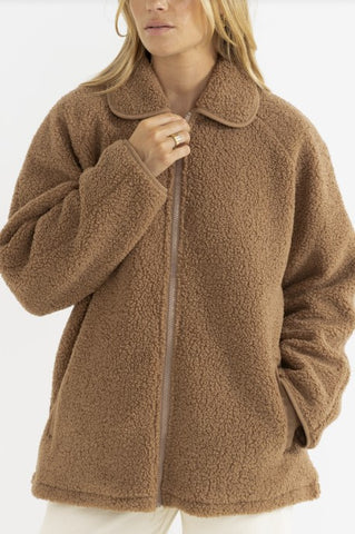 Rhythm Womens Jacket Snowy Sherpa