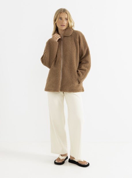 Rhythm Womens Jacket Snowy Sherpa