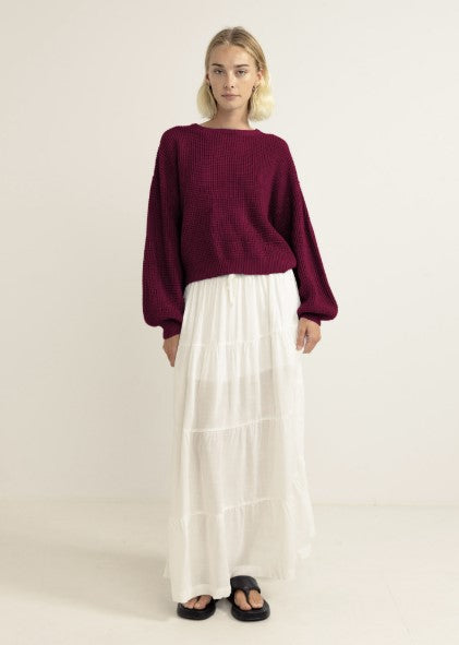 Rhythm Womens Sweater Classic Knit Jumper