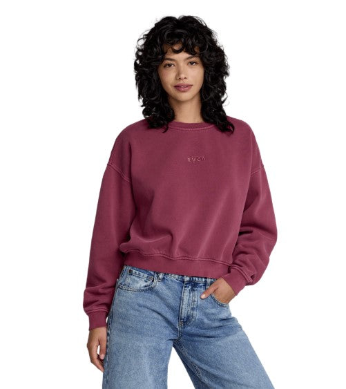 RVCA Womens Sweatshirt Forever Fleece