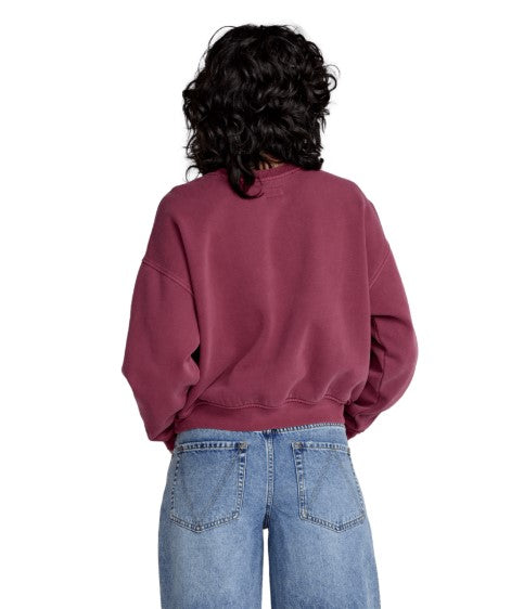 RVCA Womens Sweatshirt Forever Fleece