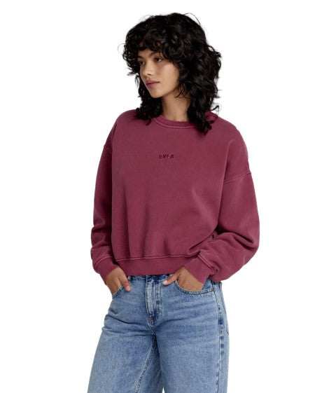 RVCA Womens Sweatshirt Forever Fleece