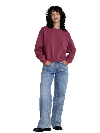 RVCA Womens Sweatshirt Forever Fleece