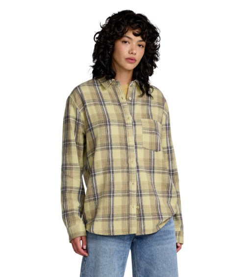 RVCA Womens Shirt Breeze Flannel