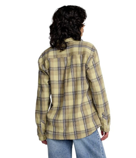 RVCA Womens Shirt Breeze Flannel