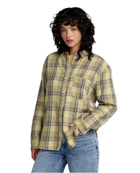 RVCA Womens Shirt Breeze Flannel