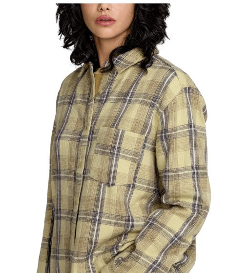 RVCA Womens Shirt Breeze Flannel