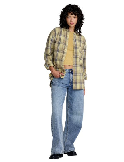 RVCA Womens Shirt Breeze Flannel