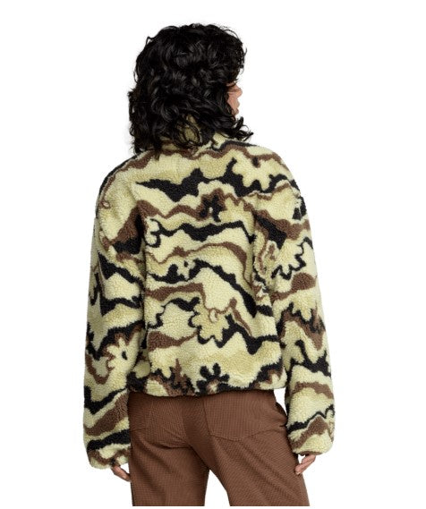 RVCA Womens Jacket Ezra Polar Pullover